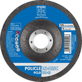 PFERD POLICLEAN Grobreinigungsscheibe Ø115x13 mm, Bohrung 22,23 mm – für Edelstahl, Stahl, ALU