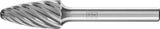 PFERD Frässtift RBF Hartmetall 6 mm Kopf-Ø 18 mm Schaft-Ø 6 mm Verzahnung 3 PLUS