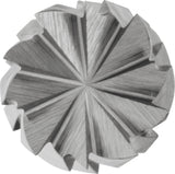 PFERD Kleinfrässtift Form ZYAS 2 mm Hartmetall mit 3 PLUS Verzahnung für präzises Fräsen