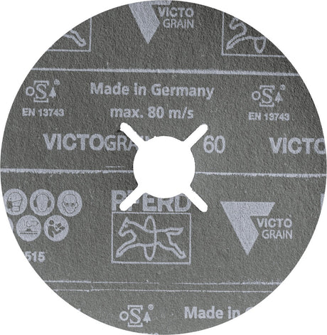 PFERD TOOLS Fiberscheibe FS VICTOGRAIN Ø125 mm K36 – Höchste Abtragsleistung