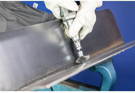 PFERD TOOLS Pinselbürste PBU INOX Ø 15 mm Edelstahldraht für Entrosten und Reinigen