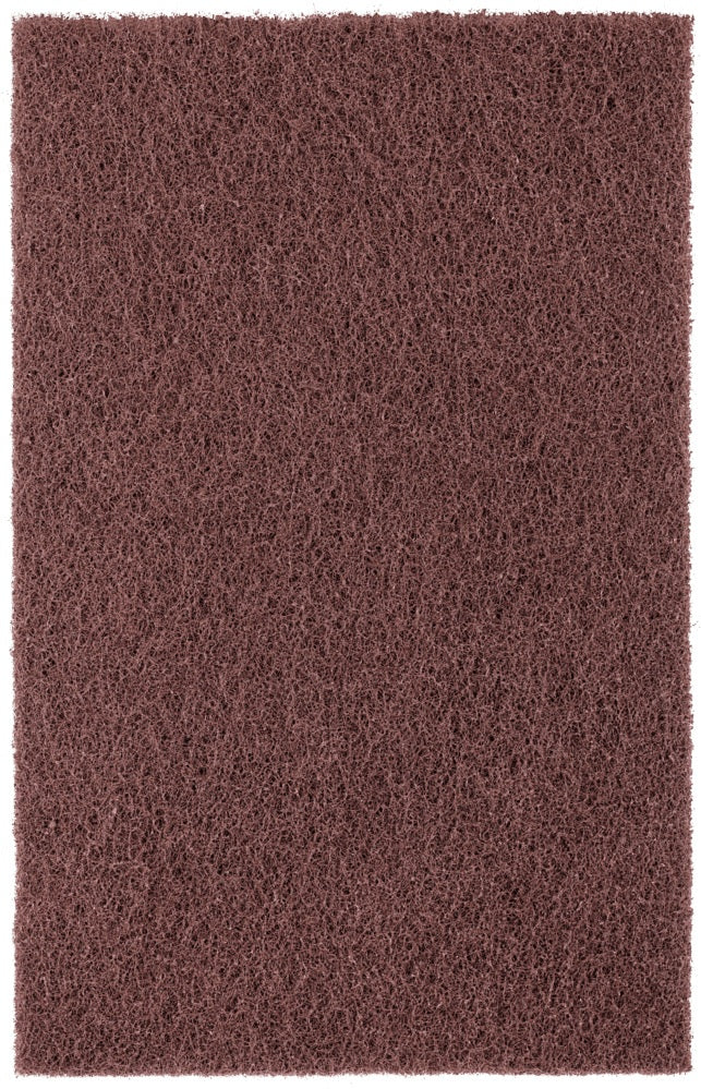 PFERD POLINOX Handpad 224x154 mm Körnung 80 rotbraun – Für Feinstschliff und Reinigung