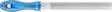PFERD Werkstattfeile DIN 7261 Halbrund 200 mm Hieb 1 mit 2K-Ergo-Heft