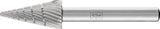 PFERD Frässtift SKM HSS Verzahnung 3, 6 mm Schaft, Kopflänge 18 mm, Form G