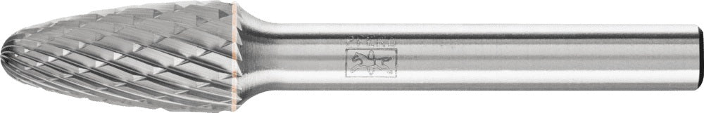 PFERD Frässtift RBF Hartmetall 6 mm Kopf-Ø 18 mm Schaft-Ø 6 mm Verzahnung 3 PLUS