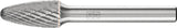 PFERD Frässtift RBF Hartmetall 6 mm Kopf-Ø 18 mm Schaft-Ø 6 mm Verzahnung 3 PLUS