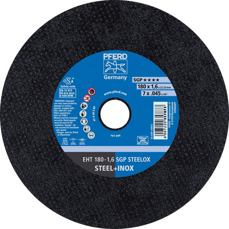 PFERD TOOLS Trennscheibe SGP STEELOX 115 x 0,8 mm für Stahl und Edelstahl