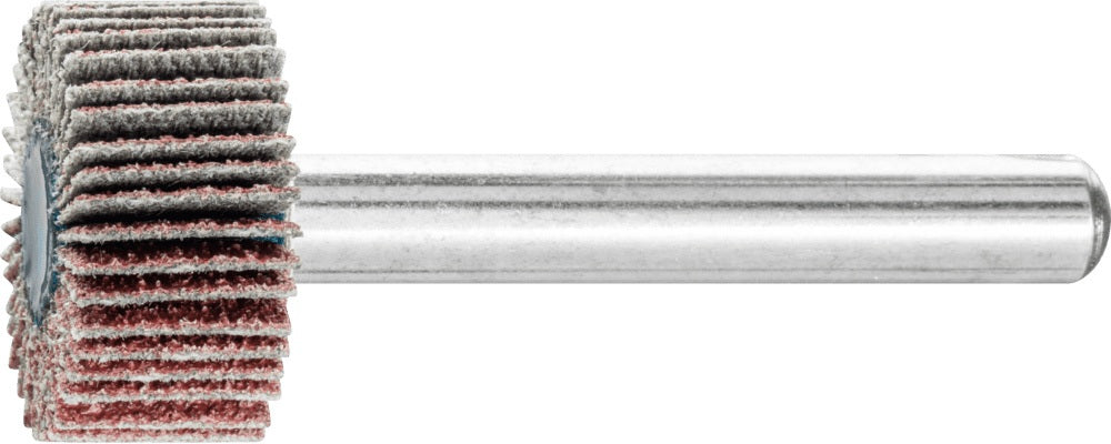PFERD Fächerschleifer Ø30x15 mm K60 Korund für Grob- bis Feinschliff, Schaft-Ø 6 mm