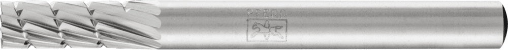 PFERD HSS-Frässtift ZYAS 6 mm Zylinderform mit Stirnverzahnung, Schaft-Ø 6 mm