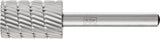 PFERD HSS-Frässtift ZYAS 6 mm Zylinderform mit Stirnverzahnung, Schaft-Ø 6 mm