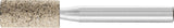 PFERD Schleifstift INOX EDGE D10xH20mm 60mm 6mm NK 46 ZY – 10 Stück für Edelstahl