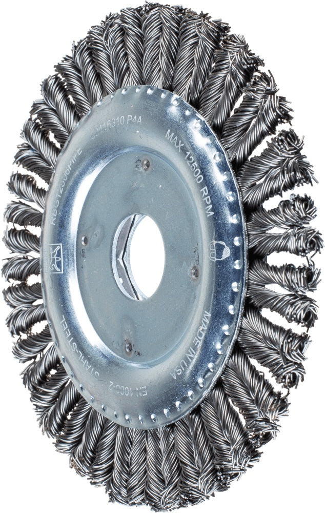 PFERD Rundbürste RBG 12506 D.125mm Stahldraht 0,5mm für Winkelschleifer