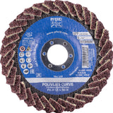 PFERD TOOLS Fächerscheibe POLIVLIES-CURVE PVL-R Ø125 mm K100 Korund A