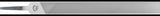 PFERD Werkstattfeile DIN 7261 L.100mm Q.12x2,5mm Hieb 1 Flachstumpf – Form A, für Stahl, Guss, Aluminium