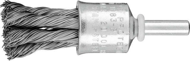 PFERD TOOLS Pinselbürste PBG ST 19 mm Schaft 6 mm Stahldraht 0,35 mm
