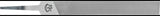 PFERD Werkstattfeile DIN 7261 L.100mm Q.12x2,5mm Hieb 1 Flachstumpf – Form A, für Stahl, Guss, Aluminium