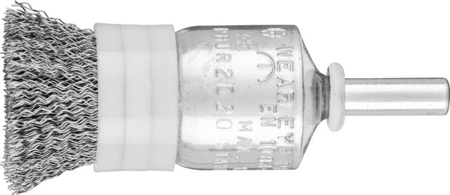 PFERD TOOLS Pinselbürste PBUR 20 mm Schaft 6 mm Stahldraht 0,2 mm für Bohr- & Geradschleifer