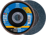 PFERD POLIFAN Z PSF STEELOX Fächerscheibe Ø115 mm Körnung 40