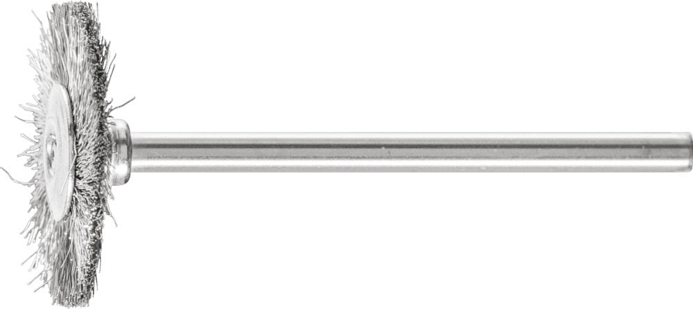 PFERD TOOLS Minirundbürste RBU 1602/3 ST 0,10 – Stahlbürste 16 mm