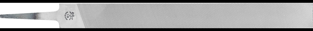 PFERD Werkstattfeile DIN 7261 L.100mm Q.12x2,5mm Hieb 1 Flachstumpf – Form A, für Stahl, Guss, Aluminium