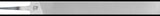 PFERD Werkstattfeile DIN 7261 L.100mm Q.12x2,5mm Hieb 1 Flachstumpf – Form A, für Stahl, Guss, Aluminium