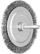 PFERD Rundbürste RBU ST D.30mm Drahtstärke 0,2mm STA 9mm – Stahldrahtbürste für Bohrmaschine