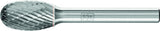 PFERD Frässtift TRE 6 mm Hartmetall Verzahnung 3 PLUS für Zerspanung