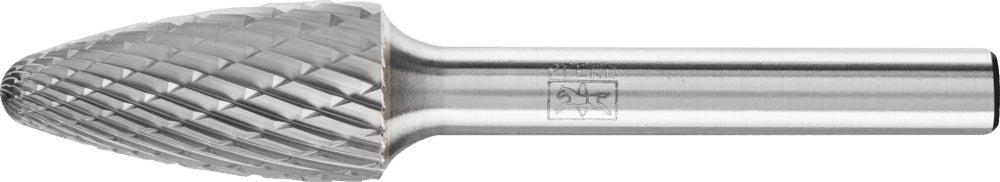 PFERD Frässtift RBF Hartmetall 6 mm Kopf-Ø 18 mm Schaft-Ø 6 mm Verzahnung 3 PLUS