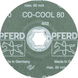 PFERD COMBICLICK CO-COOL Fiberscheibe Ø125 mm K36 Keramikkorn für INOX & Aluminium