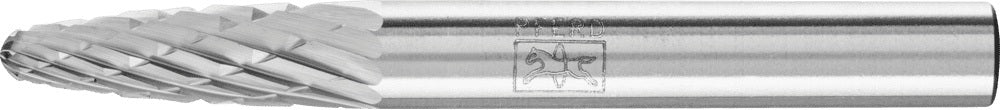 PFERD Frässtift RBF Hartmetall 6 mm Kopf-Ø 18 mm Schaft-Ø 6 mm Verzahnung 3 PLUS