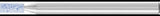 PFERD TOUGH Schleifstift ZY 2x5mm, 3mm Schaft, CER/EK AWCO 80 – 10 Stück