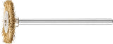 PFERD TOOLS Minirundbürste RBU 1602/3 ST 0,10 – Stahlbürste 16 mm