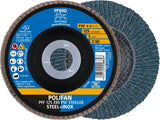PFERD Fächerschleifscheibe Ø125 mm K40 Zirkonkorund für Stahl & Edelstahl – 10 Stück