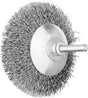 PFERD TOOLS Kegelbürste KBU Ø80mm Stahldraht 0,3mm Schaft 6mm für Bohrmaschine