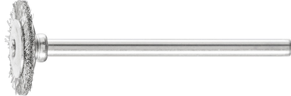 PFERD TOOLS Minirundbürste RBU 1602/3 ST 0,10 – Stahlbürste 16 mm