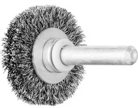 PFERD Rundbürste RBU ST D.30mm Drahtstärke 0,2mm STA 9mm – Stahldrahtbürste für Bohrmaschine
