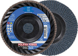 PFERD POLIFAN Fächerscheibe TRIM STEELOX Ø125 mm K40 Zirkonkorund für Stahl/Edelstahl