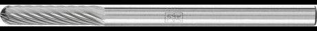 PFERD TOOLS Kleinfrässtift Form WRC Ø2 mm Kopf-L.10 mm Schaft-Ø3 mm Hartmetall Verzahnung 3 PLUS