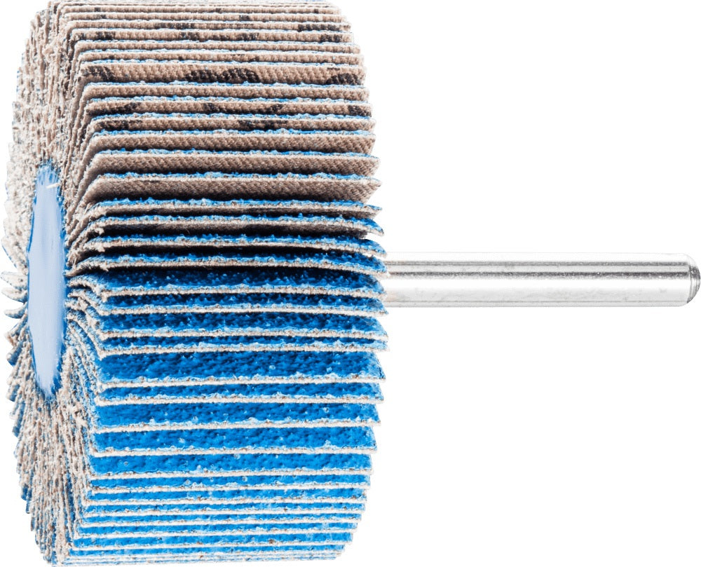PFERD Fächerschleifer Z-COOL Ø30xH20mm K60 Korund Schaft-Ø6mm für INOX und Stahl