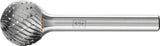 PFERD Frässtift KUD 4 mm Hartmetall Schaft 6 mm für präzise Zerspanung