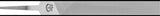 PFERD Werkstattfeile DIN 7261 L.100mm Q.12x2,5mm Hieb 1 Flachstumpf – Form A, für Stahl, Guss, Aluminium