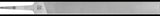PFERD Werkstattfeile DIN 7261 L.100mm Q.12x2,5mm Hieb 1 Flachstumpf – Form A, für Stahl, Guss, Aluminium
