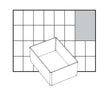raaco Einsatz 55 A7-1 – Transparenter PP-Einsatz 79x109x47 mm