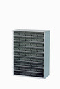 raaco ESD Stahlmagazin 945-00 mit 45 Schubladen, leitfähig, inkl. Erdungskabel