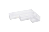 raaco Einsatz 55 A8-3, 55x235x47 mm, transparent, aus PP