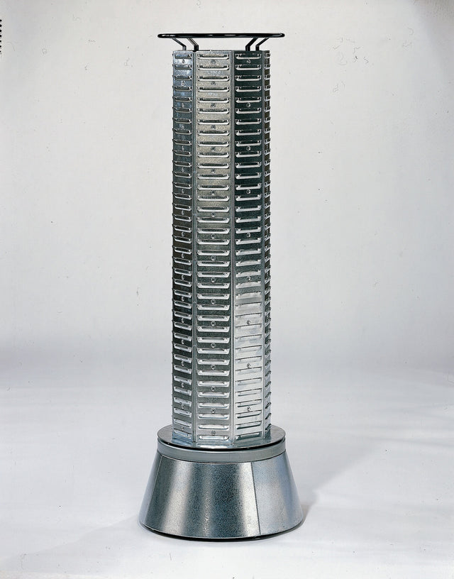 raaco Sichtboxen-Drehturm H.1600 mm leitfähig ESD inkl. Erdungskabel für 795551-553, 795580