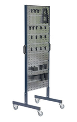 RAACO Doppelstativ mit 6 Lochplatten, beidseitig, 1600 mm, für Werkzeughaken