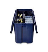 RAACO Werkzeugkoffer Compact 15, 426x215x170 mm, 20 kg Tragkraft, 4er-Pack