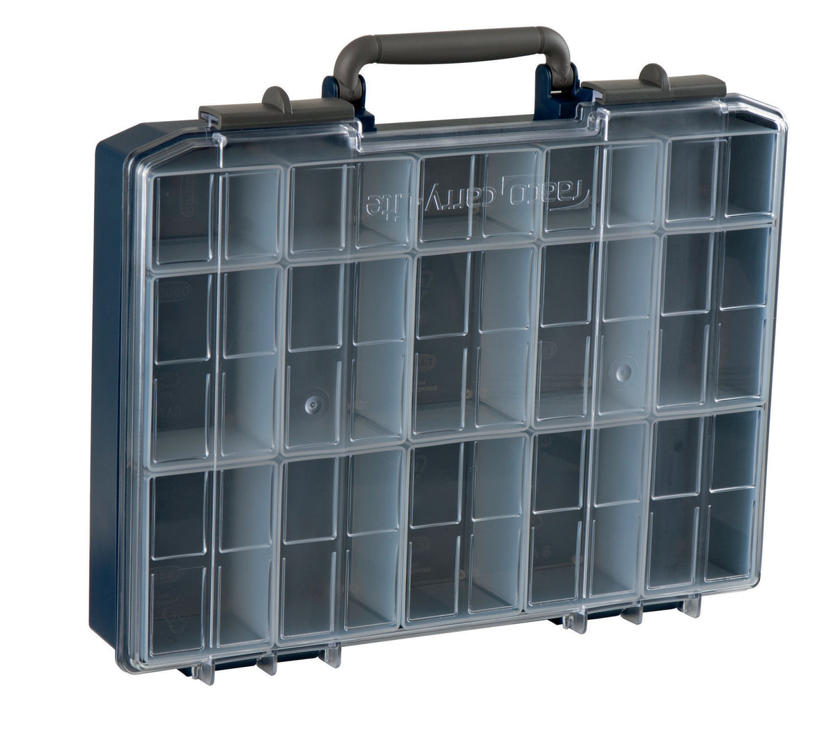 raaco Sortimentskasten CarryLite 80 5x10-0, 413x330x79 mm, ohne Fächer