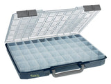 raaco Sortimentskasten CarryLite 55 5x10-50, 50 Fächer, 413x330x57 mm, 4er-Pack